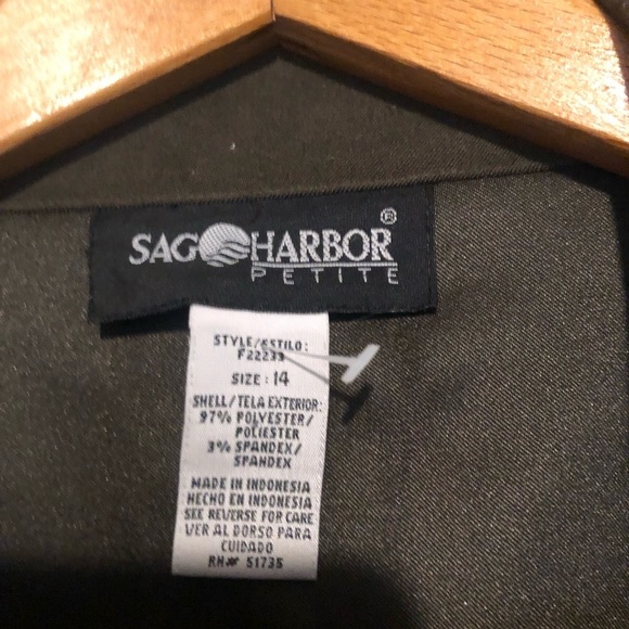 SAG HARBOR Vintage Suede-Like Vest & Slacks Set - Picture 8 of 11